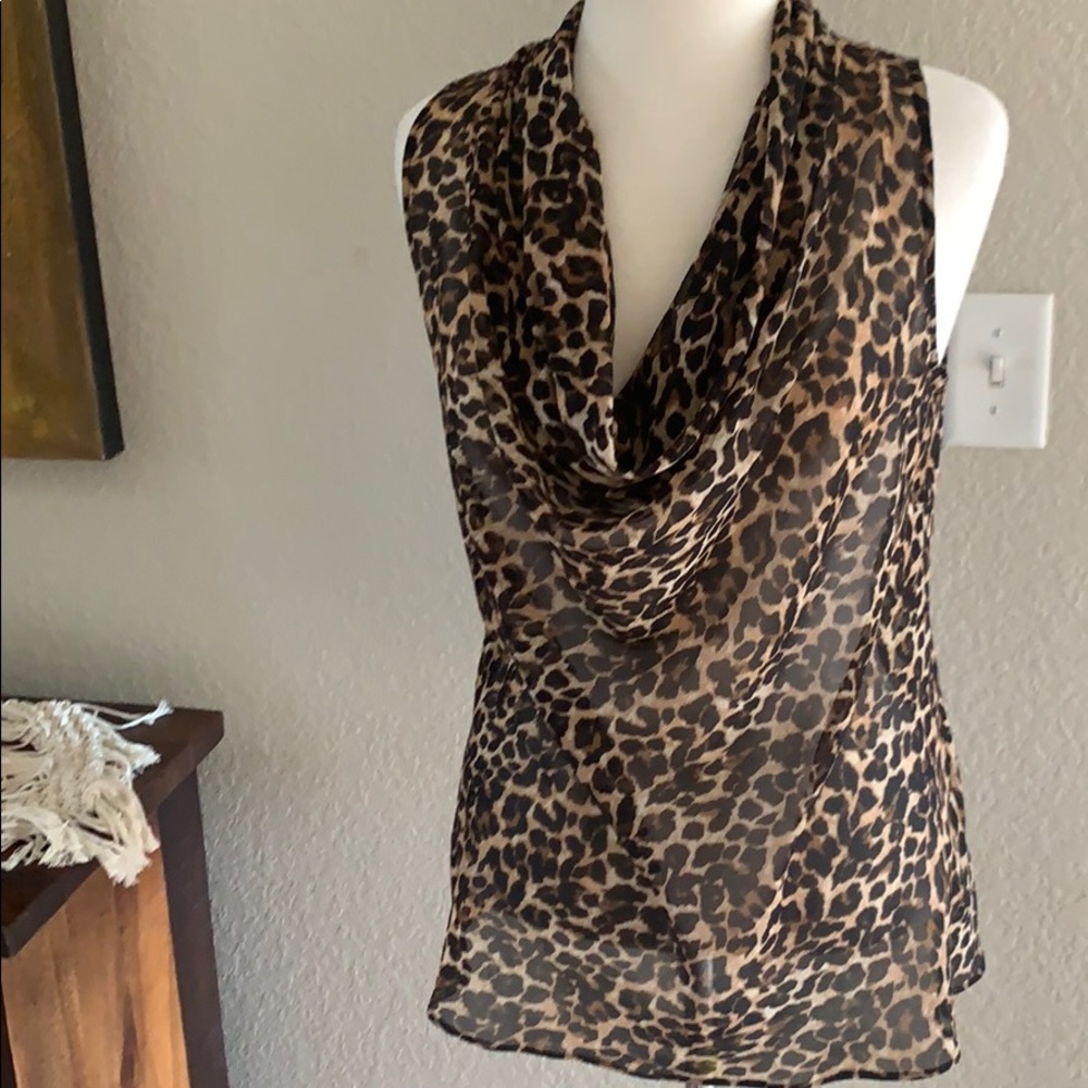 Animal print top